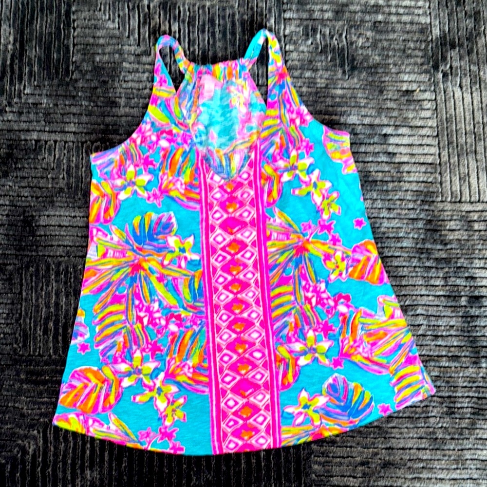 Lilly Pulitzer Colorful Floral Tank Top